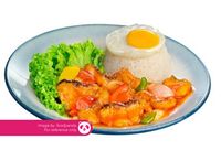 Sweet & Sour Sliced Fish with Rice 酸甜鱼片饭