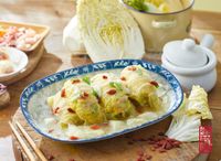 Hand Rolled Cabbage Meat Roll with Wolfberries 白菜卷