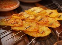 Grilled Potato Chips (3 Stick)烤土豆片 (3串)