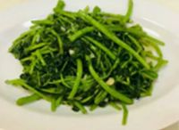Water Cress with Garlic