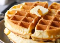 Waffle with Butter