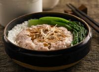 Earthen Bowl Steamed Rice With Hand-Chopped Minced Pork 手剁肉饼钵仔蒸饭