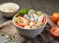 Seafood Soup With Rice