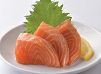 Thick Cut Salmon Sashimi