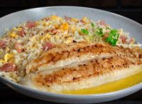 FR5. Western Fried Rice W Lemon Butter Grilled Fish
