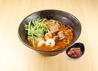 Tom Yam Beef Noodle Soup