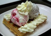Double Scoop Ice Cream Waffle