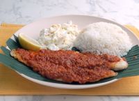 BBQ Chilli Fish with Rice