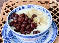 6. Double Layered Milk Pudding + Red Bean Lotus Seed 双皮奶  + 红豆莲子