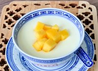 7. Double Layered Milk Pudding + Mango 双皮奶  + 芒果