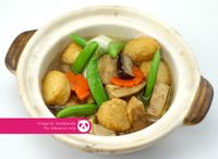 Vegetarian Claypot Bean Curd 素砂煲豆腐