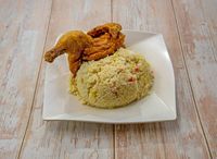 Half Spring Chicken With Rice
