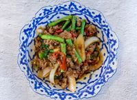 Stir-fried Minced Beef with Thai Hot Basil