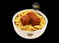 DOE1. OnlyEg Macaroni With Tomato Mushroom Meat Ball