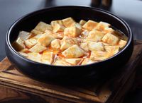 Tender Tofu in Shrimp Sauce 虾酱豆腐