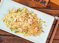 Fried Rice with Shrimps 虾仁炒饭