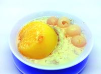 Mango Pudding With Longan
