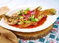 Deep-Fried Fish In Baba Sauce 峇峇炸鱼