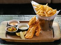 Tiger Beer-battered Fish and Chips
