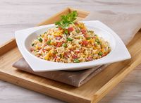 Fried Rice with Chinese Sausage