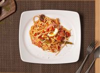 602. Ham and Mushroom Spaghetti