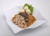 437. Fish Ball with Mushroom and Minced Chicken