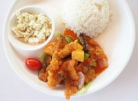 260. Sweet and Sour Sliced Fish and Rice