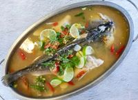 Steam Sea Bass with Lime & Chili