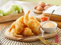 Hand Battered Prawn Fritters 凤尾虾球