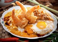 Fried Prawn Curry Rice香酥虾咖喱饭