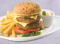 Double Cheese Beef Burger