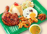 Ayam Panggang + Sotong Panggang Set (Grilled Chicken + Squid Set)
