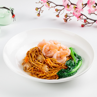 Stewed Ee-Fu Noodle with Prawn and Collagen Sauce