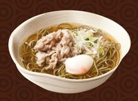 Beef Cha Soba with Onsen Egg