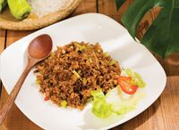 Fried Rice with Minced Pork & Preserved Vegetables 黑三剁炒饭