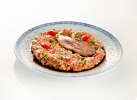 Steamed Minced Pork with Salted Fish 咸鱼蒸肉饼