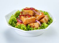 Fried Beancurd with Thai Sweet Chilli Sauce