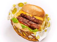B) Double Mega Burger (BEEF)