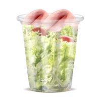 Salad Cup with Turkey Ham