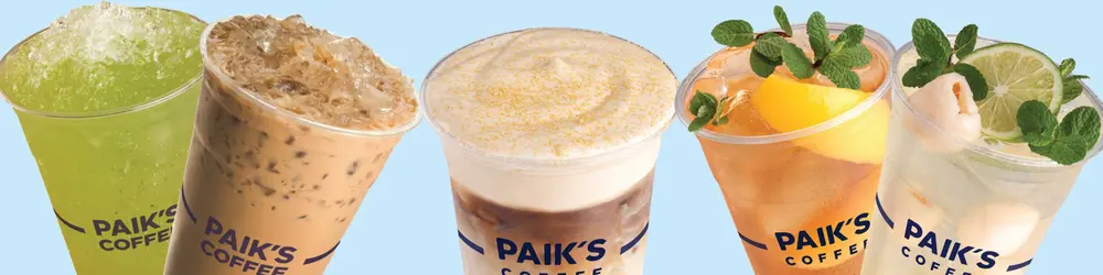 Paik's Coffee Menu Prices Singapore 
