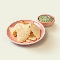Corn Chips with Creamed Spinach Dip