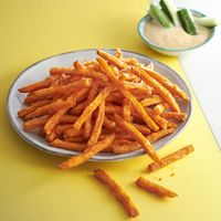 Sweet Potato Chips with PERinaise