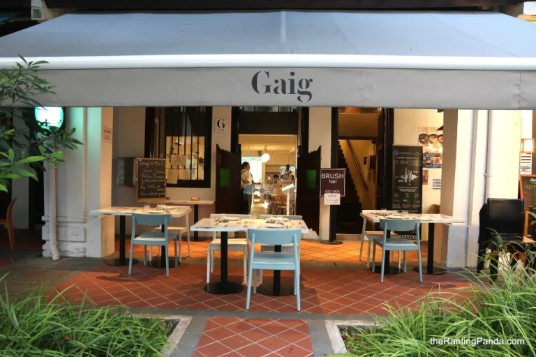 Gaig Restaurant Menu Singapore 2023