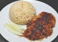 Black Pepper Chicken Rice