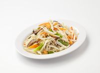 Stir-fried Bean Sprouts with Salted Fish 咸鱼豆芽