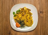 Spaghetti Aglio Olio with Mushroom