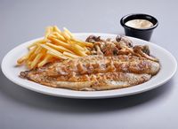 W254D. Chargrilled Fish With Lemon Butter Sauce + 2 Sides