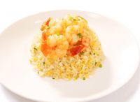 E2. Fried Rice with Shrimps & Eggs 蝦仁蛋炒飯