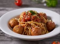 Chicken Meatballs Spaghetti