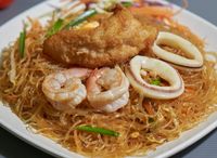 Fried Tang Hoon Seafood